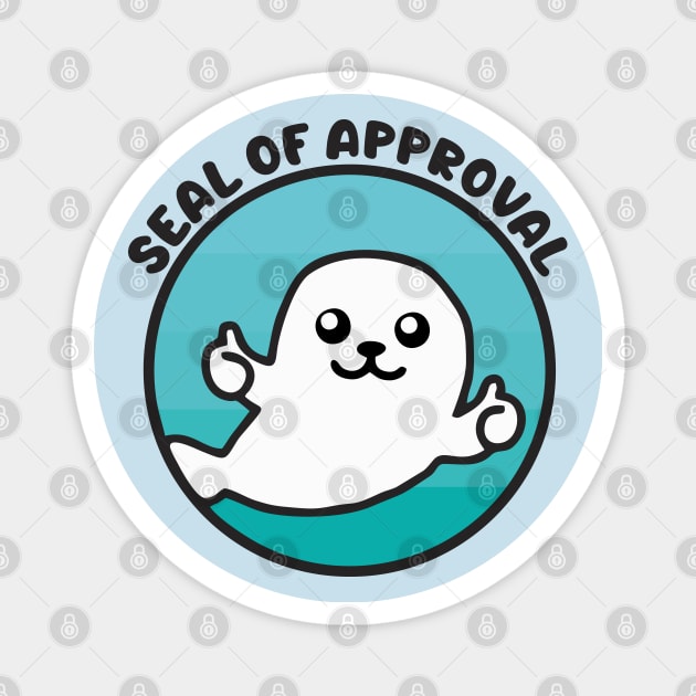 Seal of Approval Magnet by Indiecate